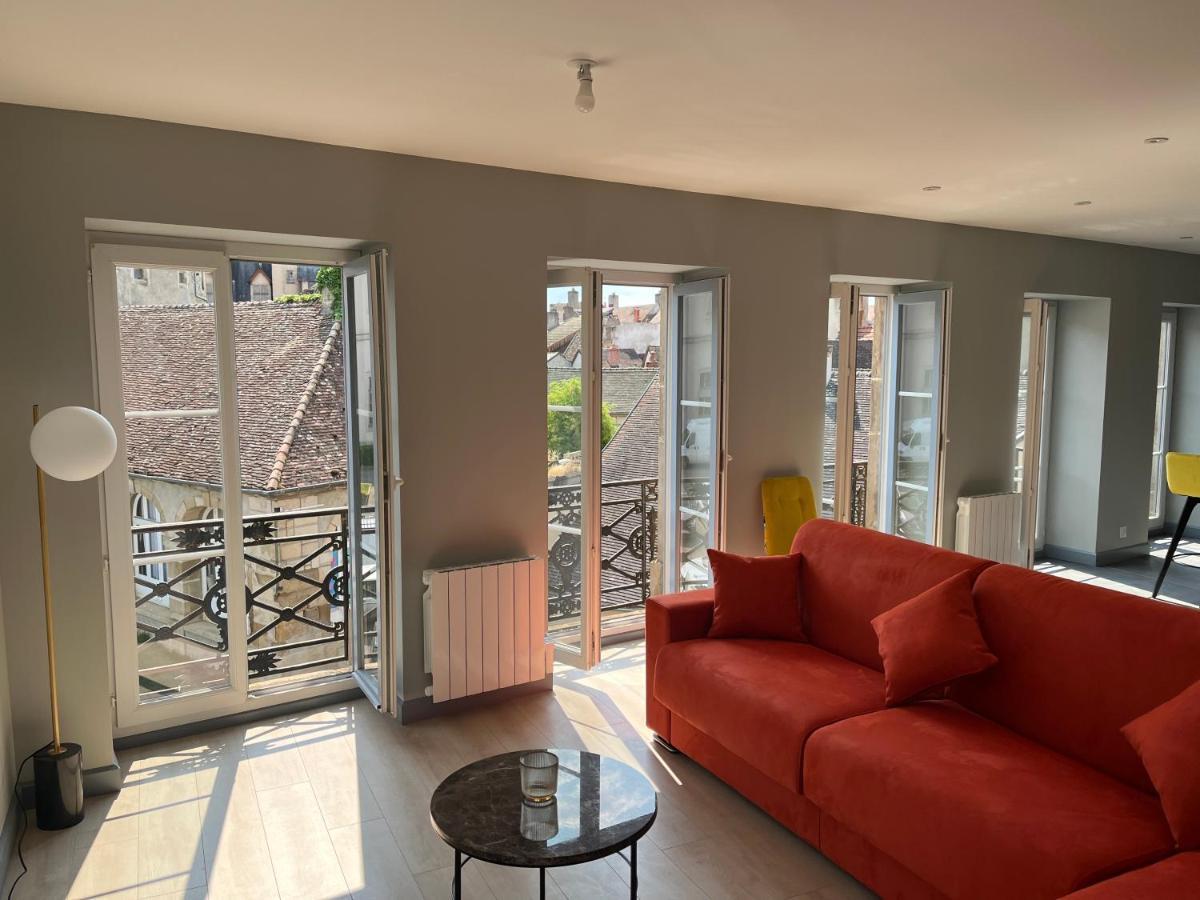 Appartamento Le Palais Duplex Autun Esterno foto